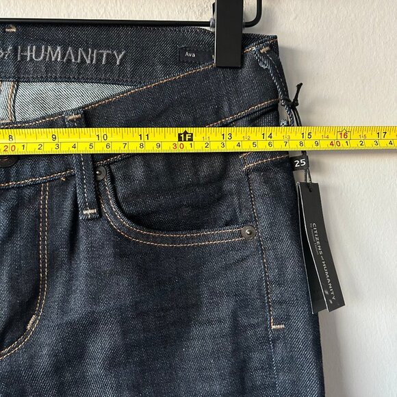 Citizens of Humanity Ava Low Rise Straight Leg Jeans Size 25 Women's Denim NWT - Picture 5 of 9